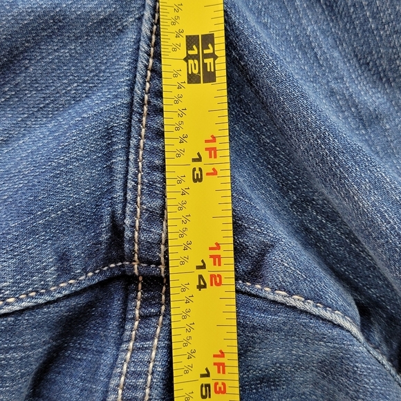 Torrid Jeans Women Plus Size 26 46X26 Blue Girlfriend Ankle Length High Rise - Picture 11 of 13